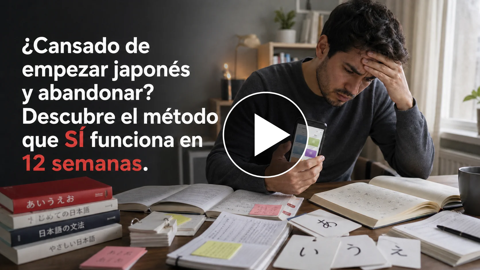 Presentación de la clase: deja de empezar japonés y abandonar